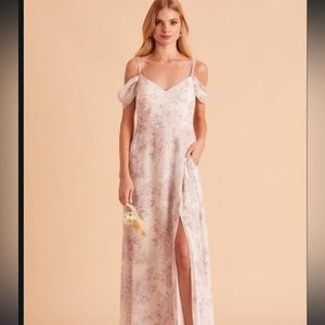 Birds Grey bridesmaid dress XL new with tags